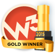 w3 2015 Gold Winner Award